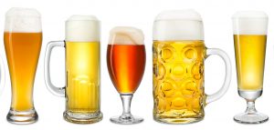 Bicchieri da birra di forme diverse