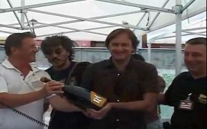 La premiazione di Giovanni Fumagalli a Una Birra per l'estate 2010