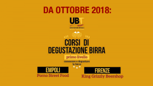 Da ottobre 2018 a Empoli e Firenze: 2 corsi di degustazione birra by Unionbirrai