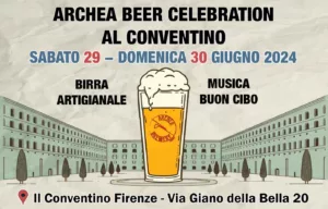Locandina di Archea Brewery 2024 Celebration al Conventino