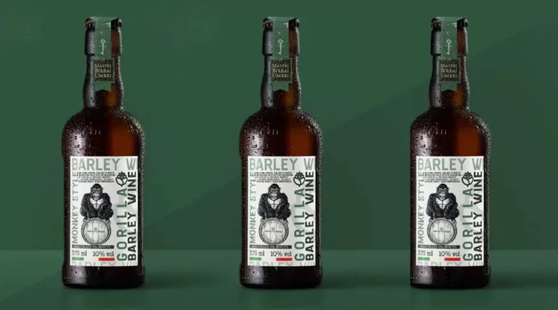 La birra Gorilla, barley Wine che ha vinto il premio "Centro Italia" a Cerevisia 2024