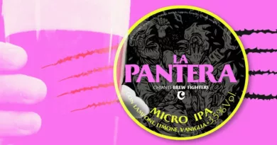 Etichetta della birra artigianale La Pantera