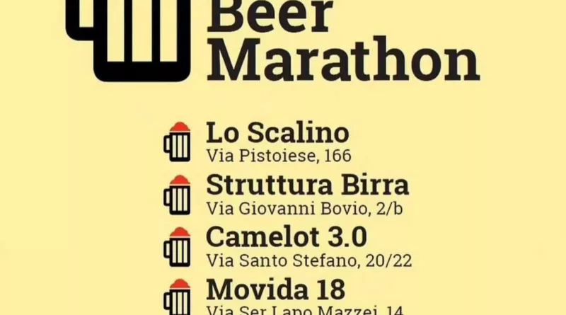 Locandina Prato Beer Marathon 2024