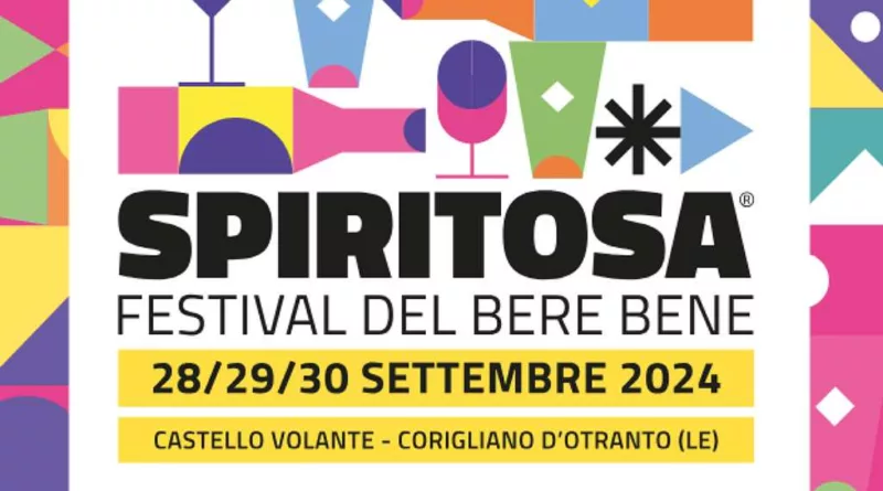 Locandina di Spiritosa 2024 Festival del vino, birra e distillati