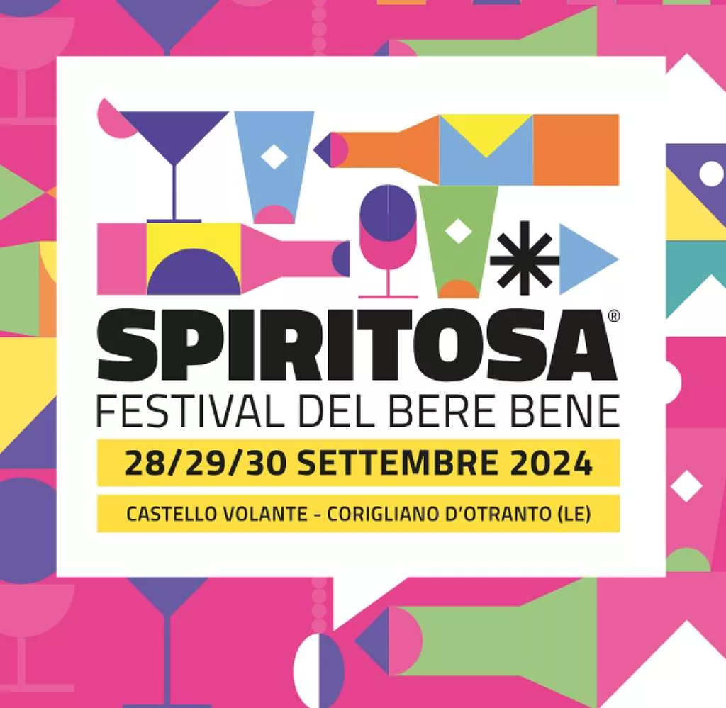 Locandina di Spiritosa 2024 Festival del vino, birra e distillati