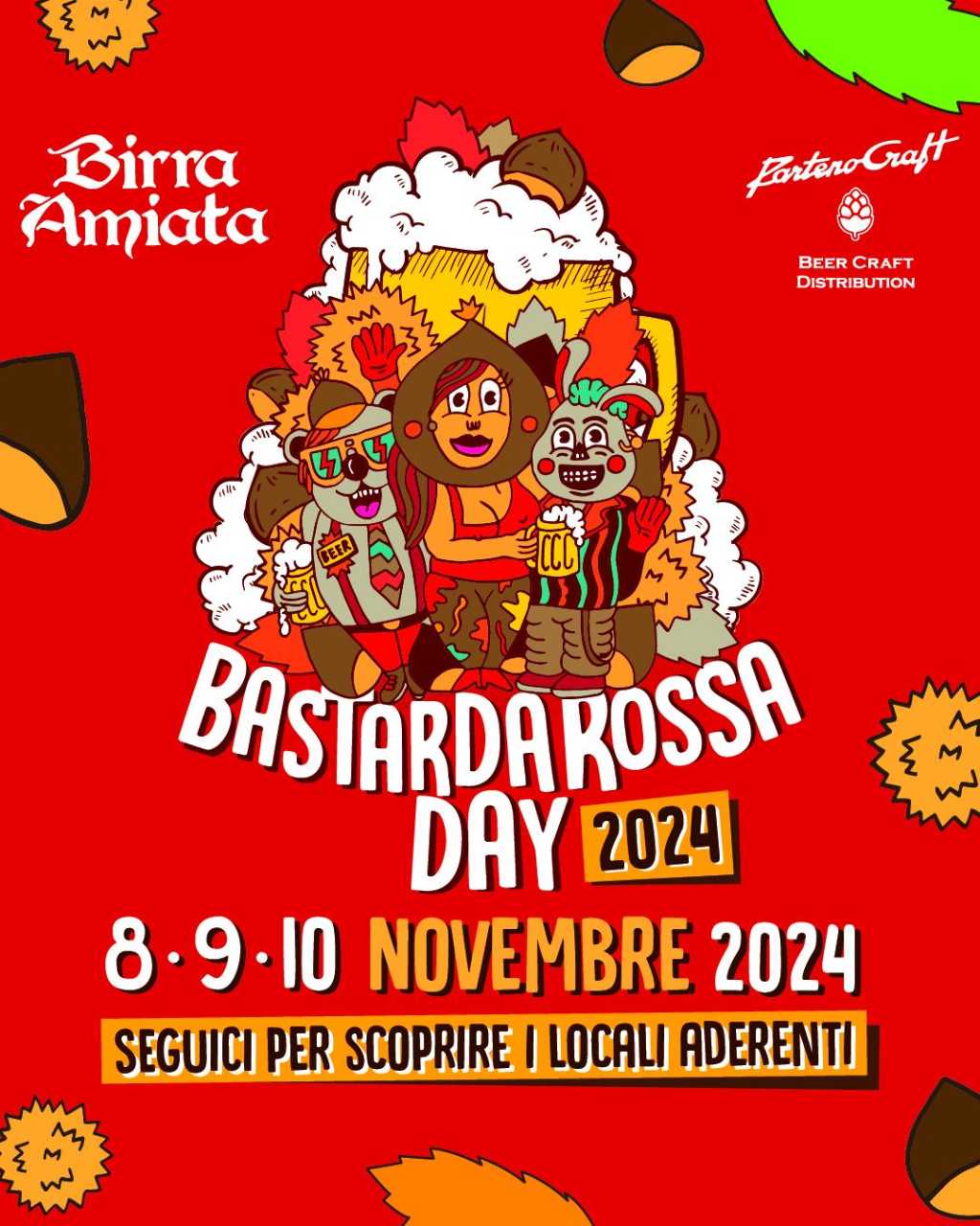 Locandina Bastarda Rossa Day 2024