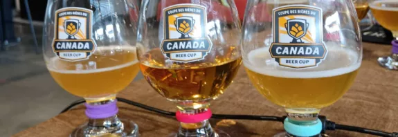 Bicchieri della Canada Beer Cup 2024