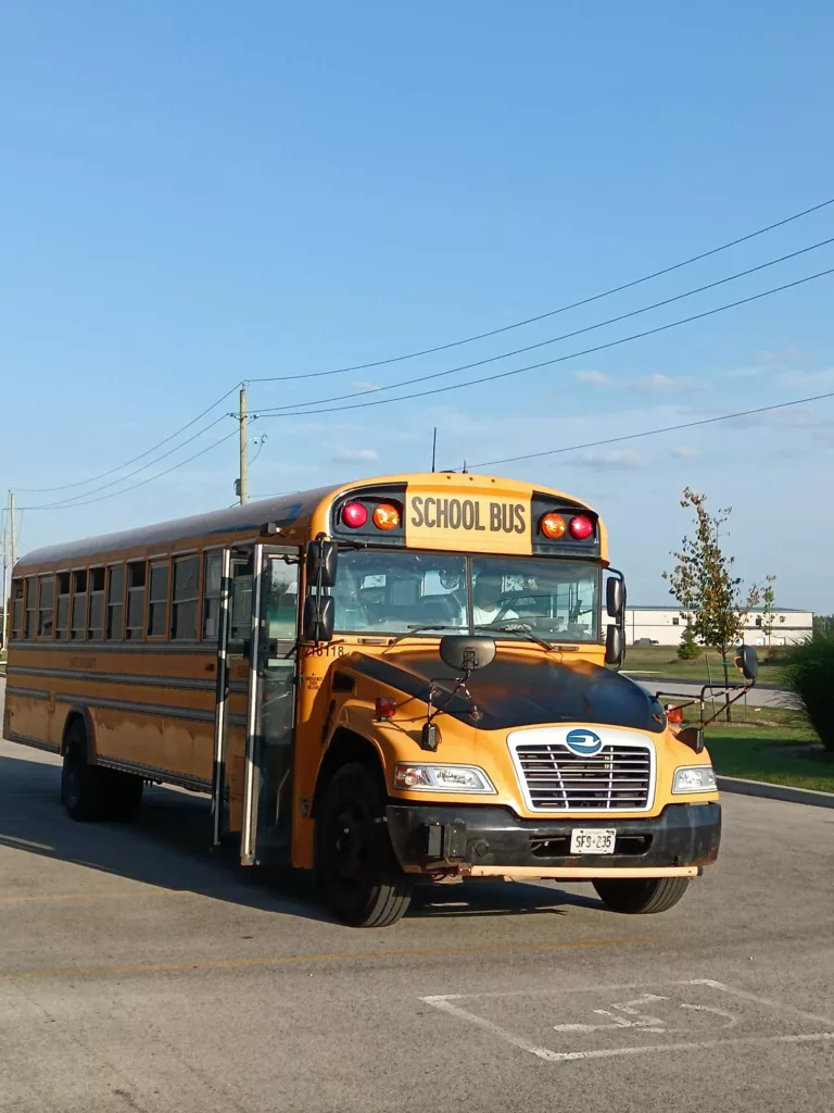 Lo scuolabus che ci ha portato alle degustazioni della Canada Beer Cup 2024 :-)