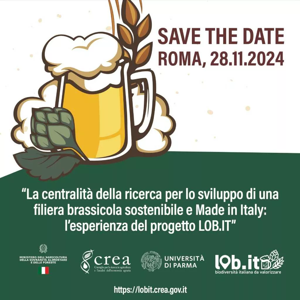 Convegno LOB.it: La centralità della ricerca per lo sviluppo di una filiera brassicola sostenibile e Made in Italy: l’esperienza del progetto LOB.IT