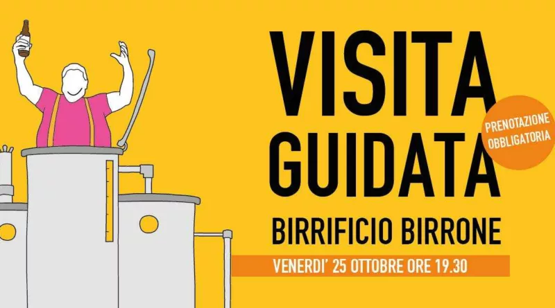 Locandina visita guidata al Birrone 2024