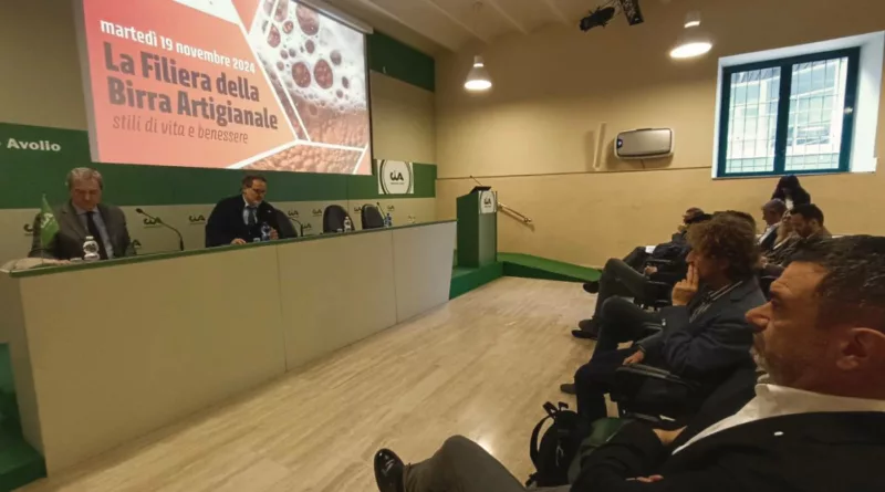 Un momento del convegno "La filiera della birra artigianale", Roma novembre 2024