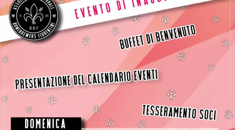 Locandina della giornata di presentazione dell'associazione homebrewers fiorentini alla birreria Articolo 17