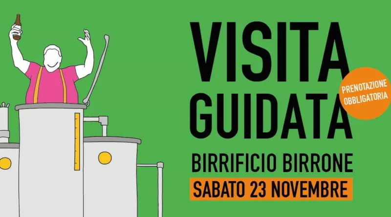 Locandina di Dentro la birra: visita guidata al birrificio Birrone