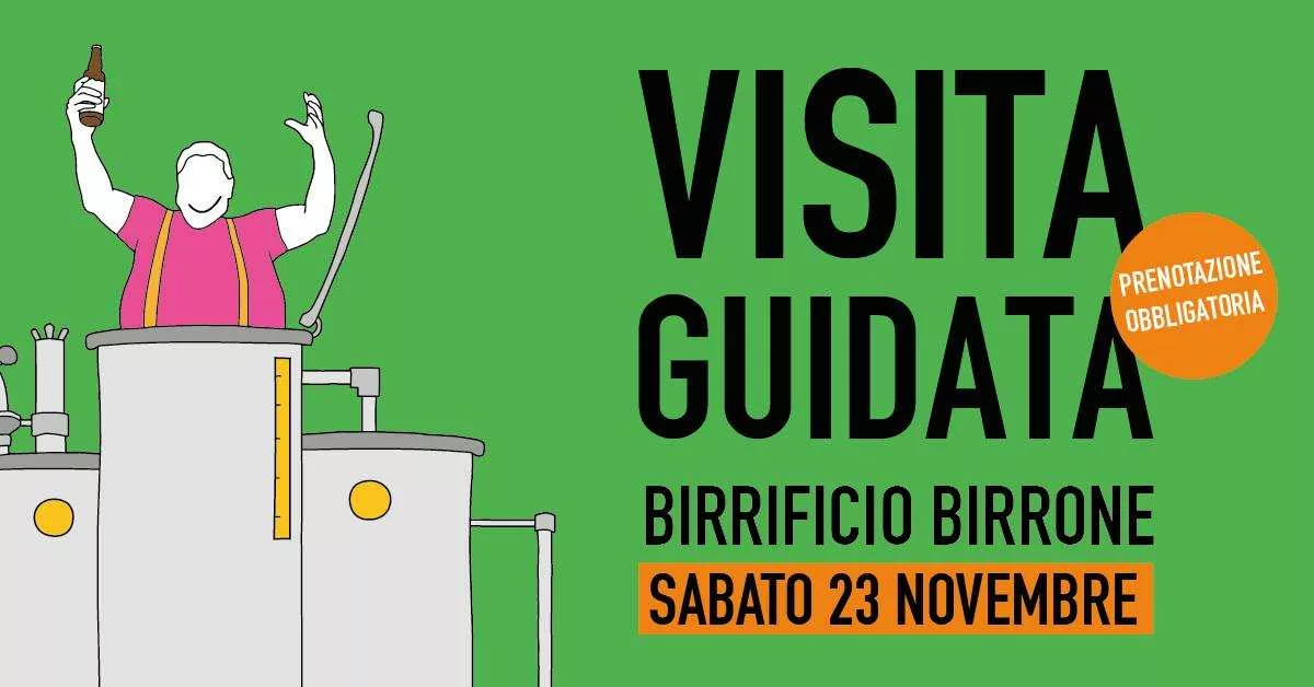 Locandina di Dentro la birra: visita guidata al birrificio Birrone